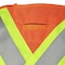 Pioneer Break Away Zip Vest, Orange, Small, 100% Polyester, 100% Polyester Tricot, Polyester Mesh, Size S V1021150U-S - alternate 4